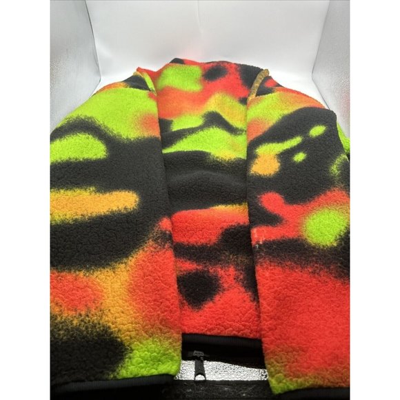 Nike Air Jordan Flight MVP Infrared Heat AOP Deep Pile Fleece DV1611-612 SZ 2XL - Picture 11 of 16